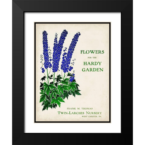 Antique Seed Packets II Black Modern Wood Framed Art Print with Double Matting by Unknown