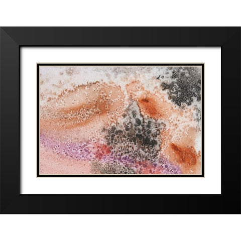 Textured Coast I Black Modern Wood Framed Art Print with Double Matting by Orlov, Irena
