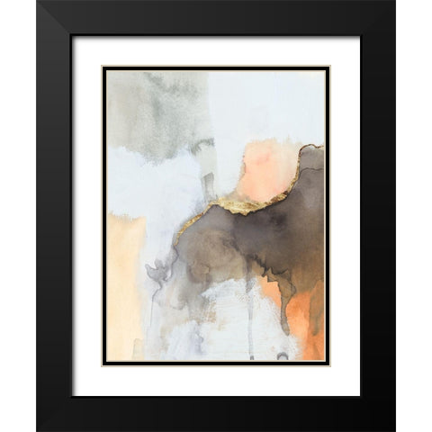 Cusp III Black Modern Wood Framed Art Print with Double Matting by Barnes, Victoria