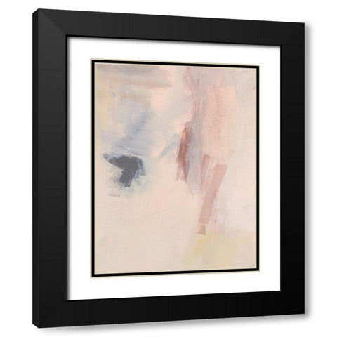 Neutral Smudges II Black Modern Wood Framed Art Print with Double Matting by Parker, Jennifer Paxton