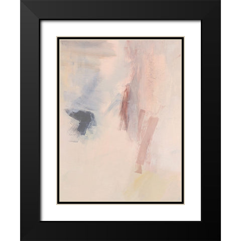 Neutral Smudges II Black Modern Wood Framed Art Print with Double Matting by Parker, Jennifer Paxton