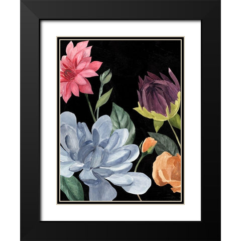 Twilight Blossom I Black Modern Wood Framed Art Print with Double Matting by Warren, Annie