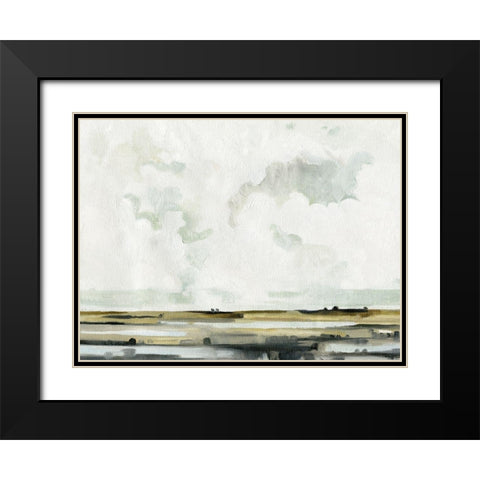 Quiet Moors I Black Modern Wood Framed Art Print with Double Matting by Caroline, Emma