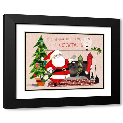 Get Bliztened I Black Modern Wood Framed Art Print with Double Matting by Parker, Jennifer Paxton