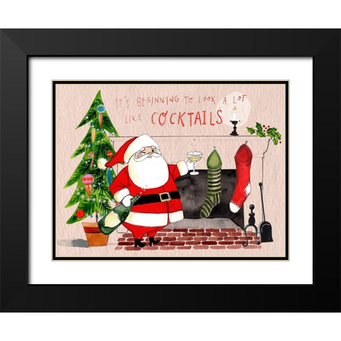 Get Bliztened I Black Modern Wood Framed Art Print with Double Matting by Parker, Jennifer Paxton