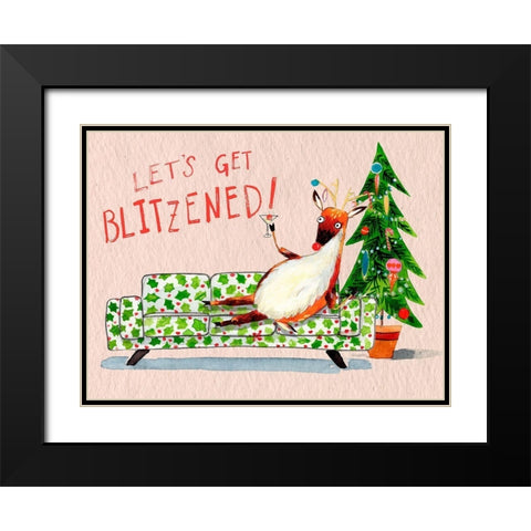 Get Bliztened II Black Modern Wood Framed Art Print with Double Matting by Parker, Jennifer Paxton