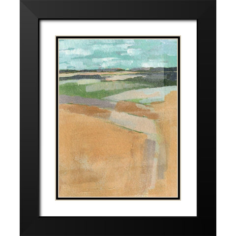 Cubed Prairie I Black Modern Wood Framed Art Print with Double Matting by Parker, Jennifer Paxton