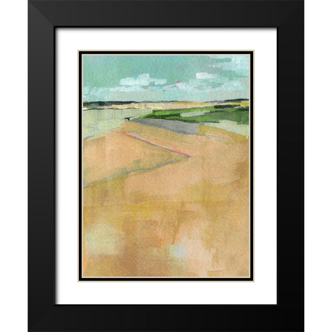 Cubed Prairie II Black Modern Wood Framed Art Print with Double Matting by Parker, Jennifer Paxton