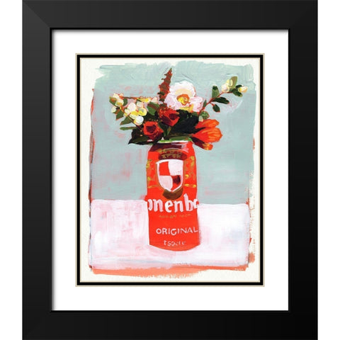 Centerpiece I Black Modern Wood Framed Art Print with Double Matting by Parker, Jennifer Paxton