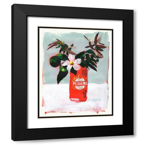 Centerpiece II Black Modern Wood Framed Art Print with Double Matting by Parker, Jennifer Paxton