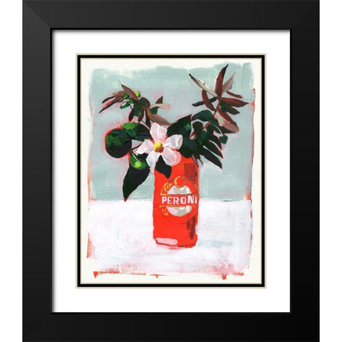 Centerpiece II Black Modern Wood Framed Art Print with Double Matting by Parker, Jennifer Paxton