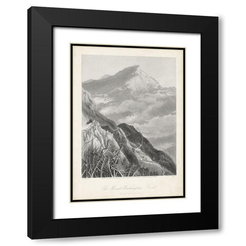 The Mount Washington Road Black Modern Wood Framed Art Print with Double Matting by Bryant, William Cullen