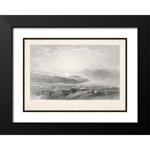 Golden Gate Black Modern Wood Framed Art Print with Double Matting by Bryant, William Cullen
