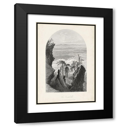 The Catskills Black Modern Wood Framed Art Print with Double Matting by Bryant, William Cullen
