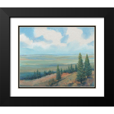 Mountain Top I Black Modern Wood Framed Art Print with Double Matting by OToole, Tim