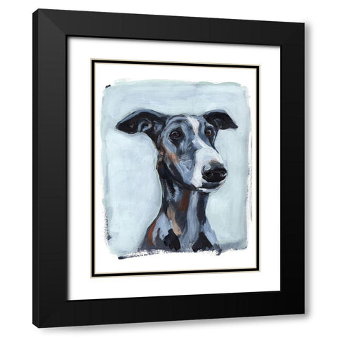 Bestie Portrait II Black Modern Wood Framed Art Print with Double Matting by Parker, Jennifer Paxton