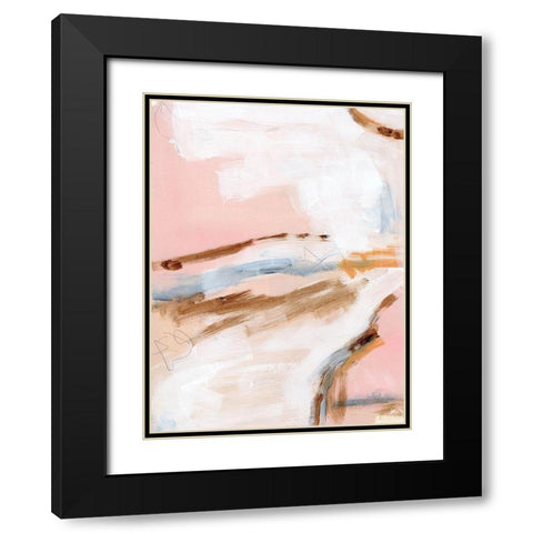 Salt Flat Tracks II Black Modern Wood Framed Art Print with Double Matting by Parker, Jennifer Paxton