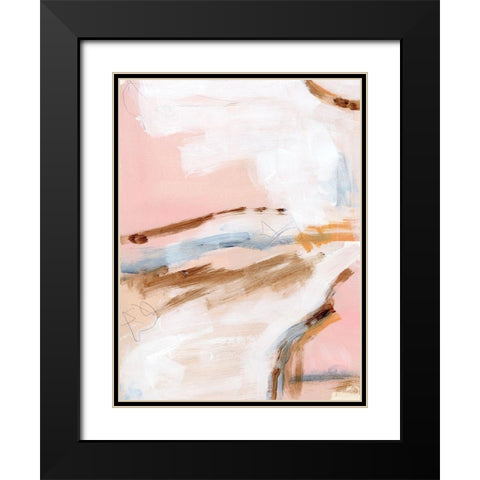 Salt Flat Tracks II Black Modern Wood Framed Art Print with Double Matting by Parker, Jennifer Paxton