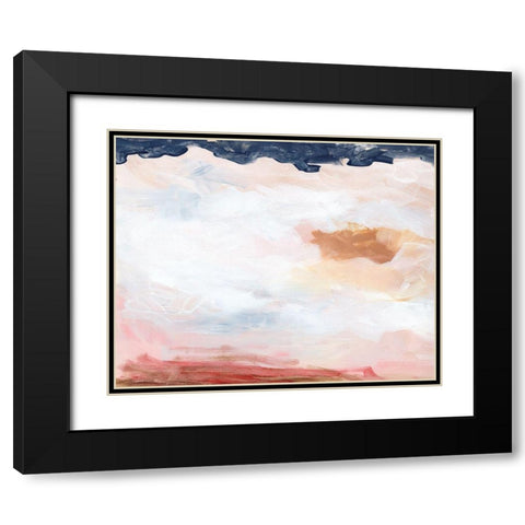 Dusk Clouds II Black Modern Wood Framed Art Print with Double Matting by Parker, Jennifer Paxton