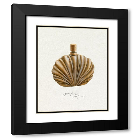 Gilded Toiletries II Black Modern Wood Framed Art Print with Double Matting by Popp, Grace