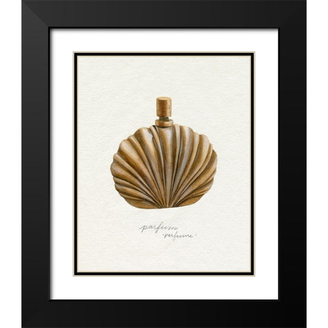 Gilded Toiletries II Black Modern Wood Framed Art Print with Double Matting by Popp, Grace