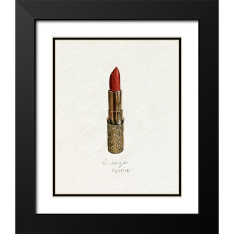 Gilded Toiletries III Black Modern Wood Framed Art Print with Double Matting by Popp, Grace