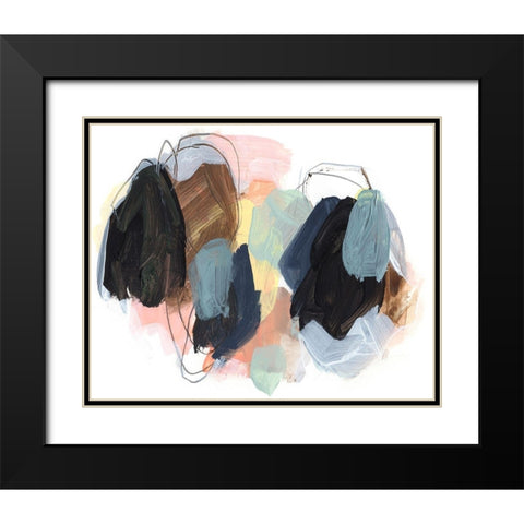 Boulders I Black Modern Wood Framed Art Print with Double Matting by Parker, Jennifer Paxton