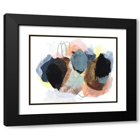 Boulders II Black Modern Wood Framed Art Print with Double Matting by Parker, Jennifer Paxton