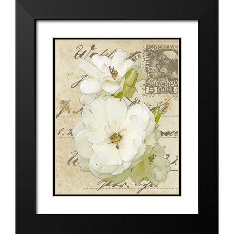 Wishing You Well I Black Modern Wood Framed Art Print with Double Matting by Saunders, Alonzo