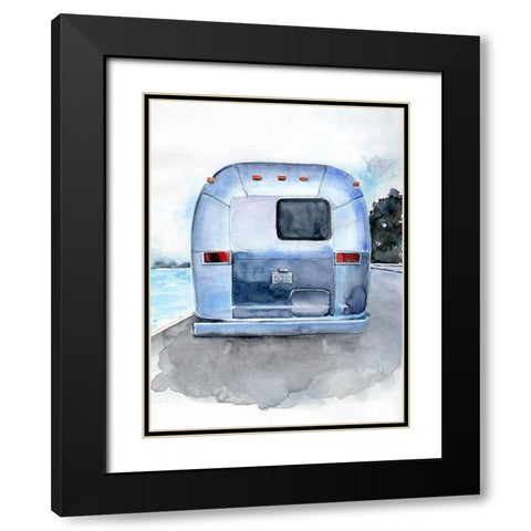 Rear Window I Black Modern Wood Framed Art Print with Double Matting by Parker, Jennifer Paxton