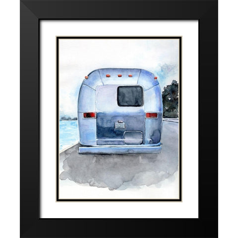 Rear Window I Black Modern Wood Framed Art Print with Double Matting by Parker, Jennifer Paxton