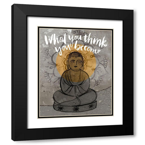 Let It Go II Black Modern Wood Framed Art Print with Double Matting by Parker, Jennifer Paxton