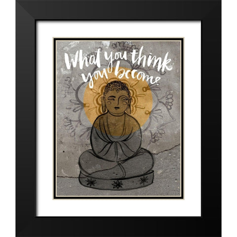 Let It Go II Black Modern Wood Framed Art Print with Double Matting by Parker, Jennifer Paxton