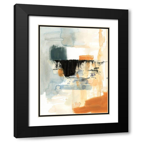 Seria IV Black Modern Wood Framed Art Print with Double Matting by Barnes, Victoria