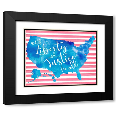 United We Stand I Black Modern Wood Framed Art Print with Double Matting by Parker, Jennifer Paxton