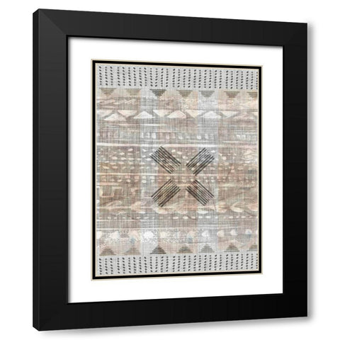 Traders Tapestry III Black Modern Wood Framed Art Print with Double Matting by Parker, Jennifer Paxton