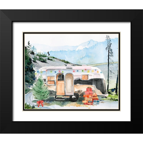 Holiday Vacation I Black Modern Wood Framed Art Print with Double Matting by Parker, Jennifer Paxton