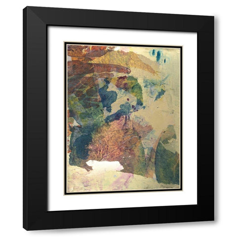 Monets Landscape II Black Modern Wood Framed Art Print with Double Matting by Combs, Joyce