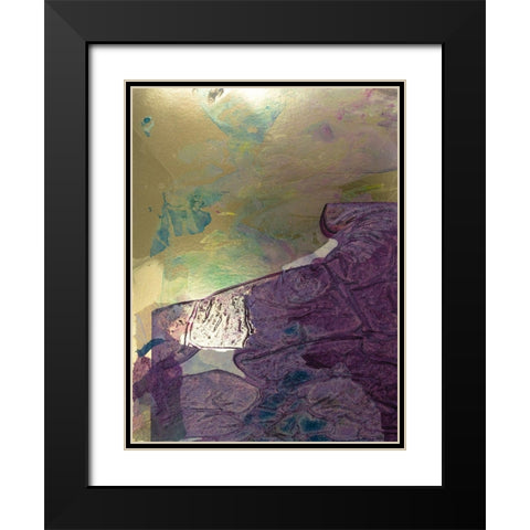 Monets Landscape IV Black Modern Wood Framed Art Print with Double Matting by Combs, Joyce