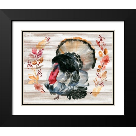 Grateful Thanksgiving IV Black Modern Wood Framed Art Print with Double Matting by Parker, Jennifer Paxton