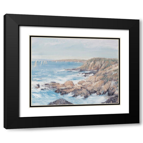 Sound of the Sea II Black Modern Wood Framed Art Print with Double Matting by OToole, Tim