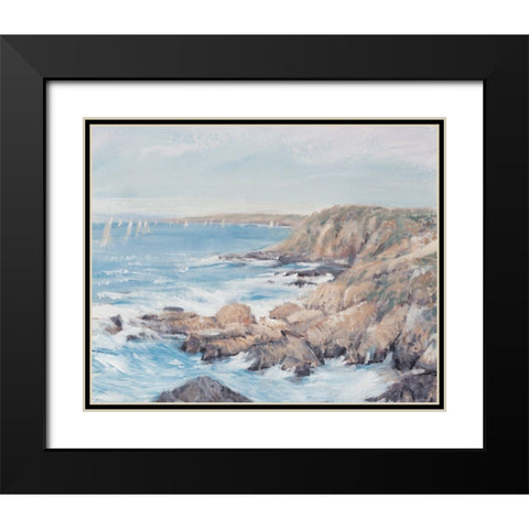 Sound of the Sea II Black Modern Wood Framed Art Print with Double Matting by OToole, Tim