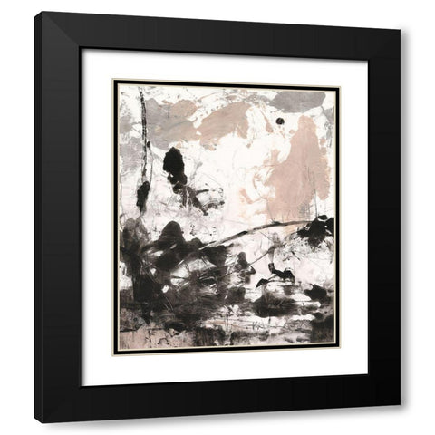 Disarray II Black Modern Wood Framed Art Print with Double Matting by OToole, Tim