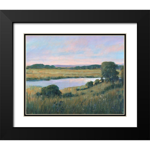 Spring Marsh II Black Modern Wood Framed Art Print with Double Matting by OToole, Tim