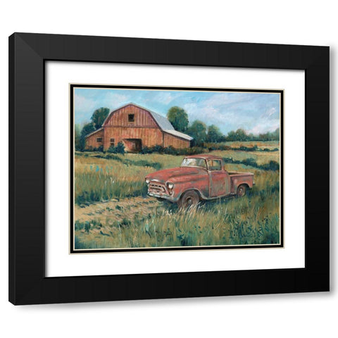 Rusting Away I Black Modern Wood Framed Art Print with Double Matting by OToole, Tim