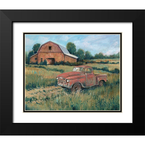 Rusting Away I Black Modern Wood Framed Art Print with Double Matting by OToole, Tim