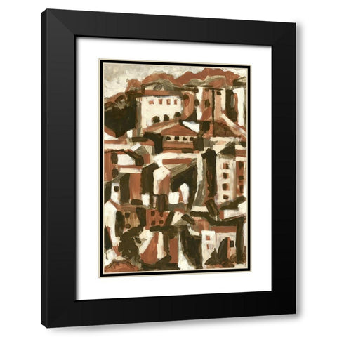 Maremma Black Modern Wood Framed Art Print with Double Matting by Galapon, Nikki