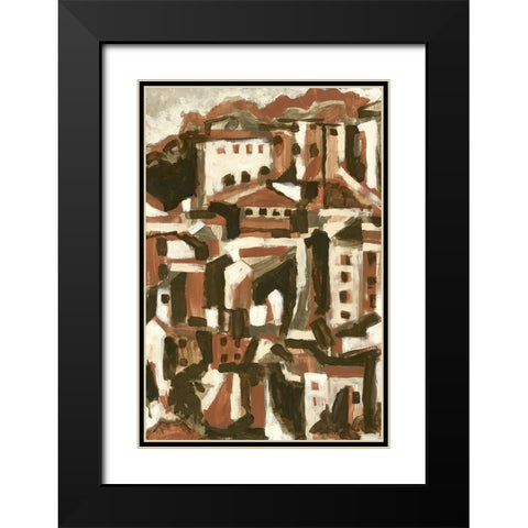 Maremma Black Modern Wood Framed Art Print with Double Matting by Galapon, Nikki