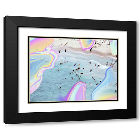Summer Heatwave II Black Modern Wood Framed Art Print with Double Matting by Barnes, Victoria