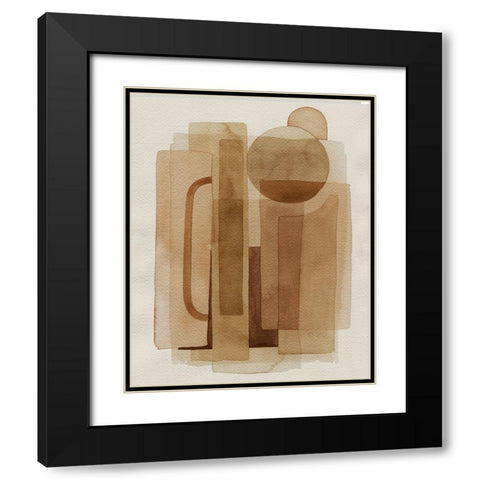 Quilt of Arches II Black Modern Wood Framed Art Print with Double Matting by Popp, Grace